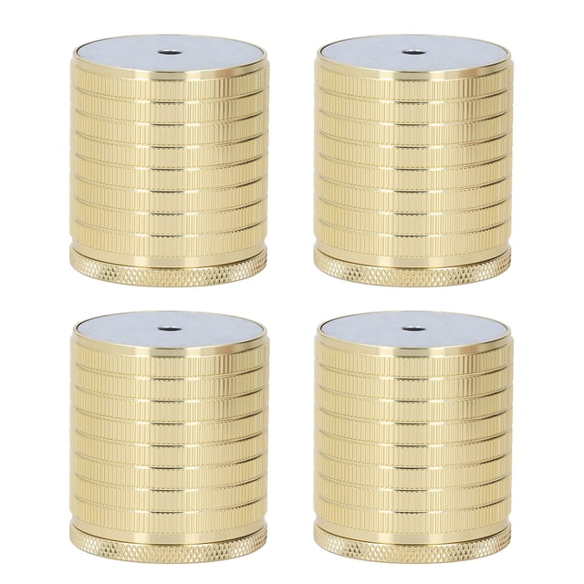 Elevador De Cama Ajustable De 4 Piezas, 43-75 Mm De Altura, aleación De Aluminio, Elevador De Muebles Resistente Para Sofá Cama, Gabinete, Mesa, Gabinete De Baño Con Almohadilla