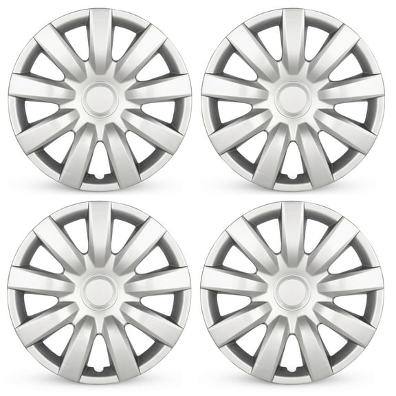 New 15 Inch Hubcaps For 2004-2006 Toyota Camry - Set of 4 Silver - Wheel Covers