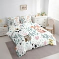 thumbnail image 3 of Homewish Kawaii Colorful Owl 7-Piece Twin Bedding Sets for Child Boys Girls,Chic Floral Flower Bedding Comforter Set,Cartoon Animal Breathable Sheet Sets,Super Cozy Room Decor,Reversible, 3 of 8
