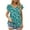Mint Green, variant on Lumivie Cute Tops For Women Going Out Loose Cute Tshirts Shirts For Women Ladies Tops And Blouses Short Sleeve Petite Cotton T Shirt Women Tight