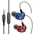 thumbnail image 1 of Auriculares con cable, Auriculares estéreo con graves de 3,5 mm, Auriculares con cable, tableta, teléfono móvil, Auriculares internos, color dual 1 par sidaley EL001673-06B, 1 of 2