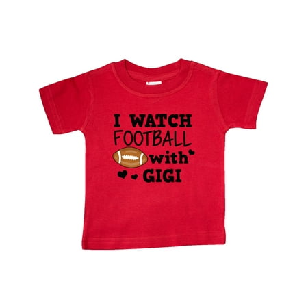 

Inktastic I Watch Football with My Gigi Gift Baby Boy T-Shirt