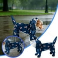 thumbnail image 2 of Full Coverage Hooded Dog Raincoat Poncho Jacket with D Ring for Outdoor Weather, 2 of 4