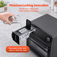 thumbnail image 6 of OUNIN Air Fryer Toaster Oven Combo 16 QT 11-in-1 Countertop Convection Steam Oven with Bake Roast Dehydrate Dual Cook Self-Cleaning, 6 of 12