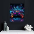 thumbnail image 4 of Video Game Wall Art Decor Gaming Room Pictures Canvas Print Inspirational Funny Words Quote Artwork Posters for Kids Boys Bedroom Video Game Room Playroom Framed Ready to Hang,, 4 of 4