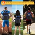 thumbnail image 5 of Mochila de fútbol Vizari con compartimento para pelotas para adultos, 5 of 5