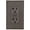 BROWN, variant on Leviton Non-Grounding Cord Plug - Single Pack