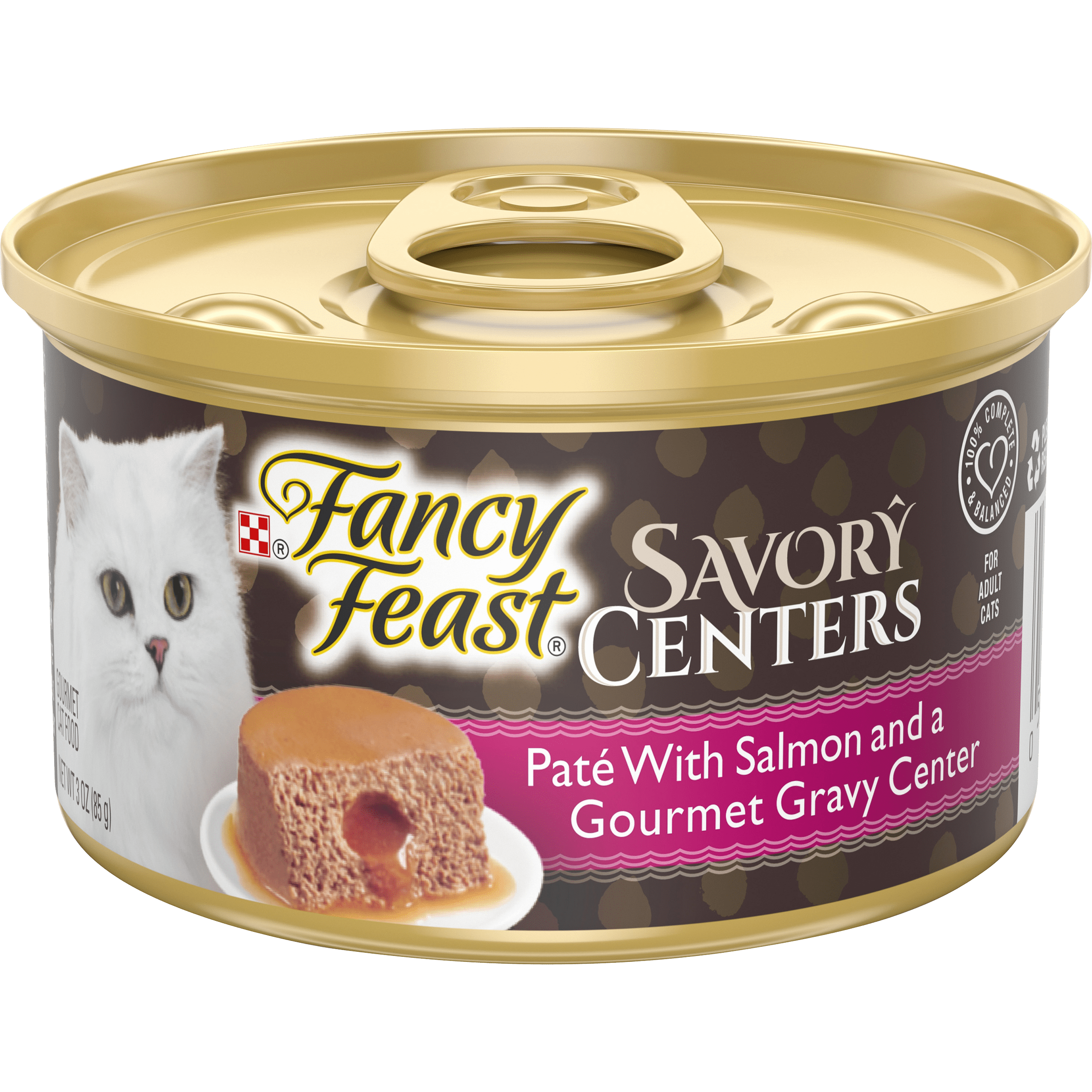 (24 Pack) Fancy Feast Pate Wet Cat Food, Savory Centers Pate With