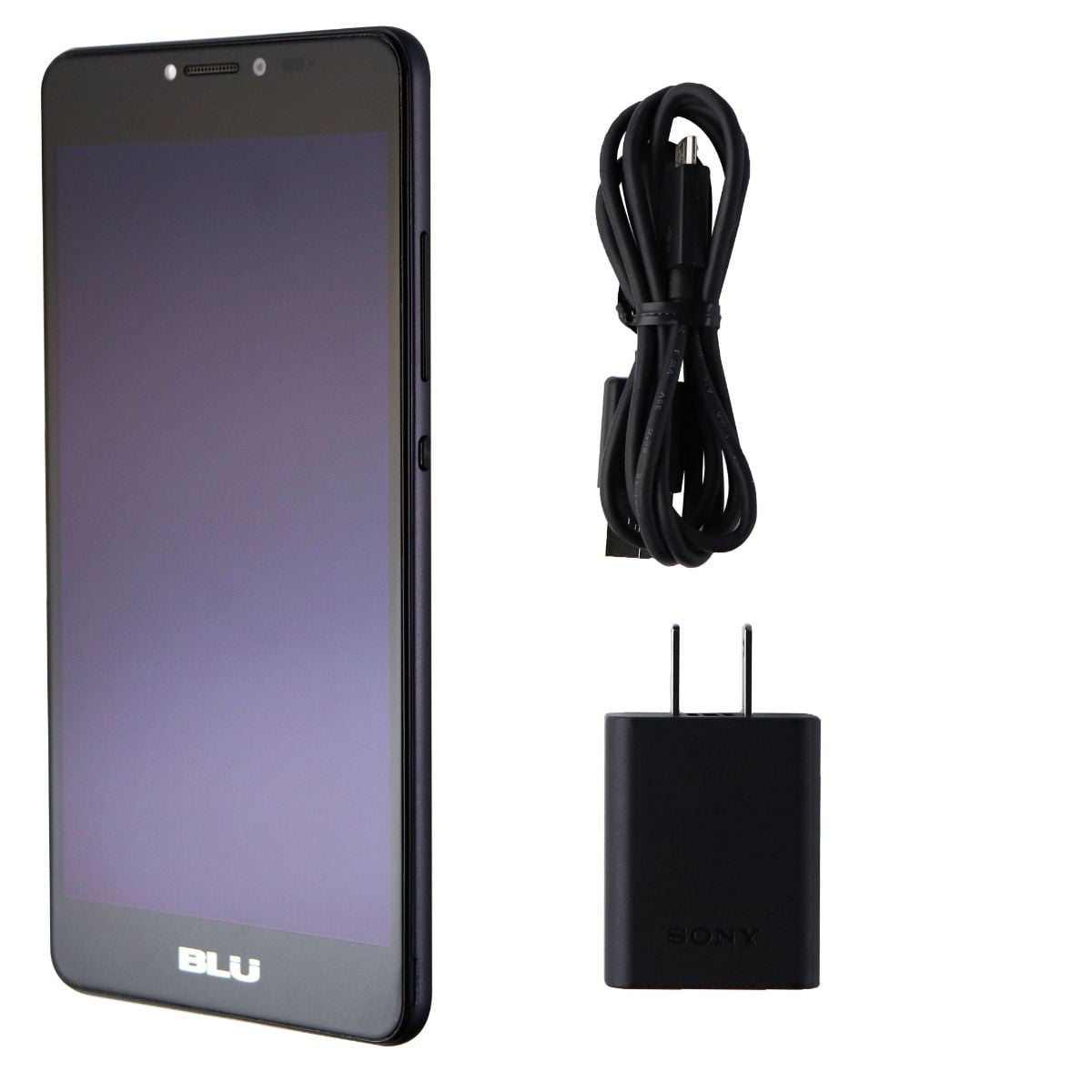 Blu R1 Plus 4g Lte With 16gb Memory Cell Phone Gsm Unlocked Black Refurbished Walmart Com