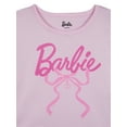 thumbnail image 2 of Barbie Girls Long Sleeve Sleep Top and Shorts Pajama Set, 2-Piece, Sizes 4-12, 2 of 3