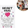 thumbnail image 6 of Jessee 50 Sets Valentine's Day Pocket Hug Token Bulk Heart Natural Stones Heart Emotional Support Inspirational Bulk Gifts Thank You Gifts for Employees Coworkers Teachers Students School, 6 of 6