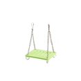 thumbnail image 1 of Greeniant columpio de hámster para loro, animales divertidos, cama colgante, cadena de Metal, puente vibratorio, plataforma de accesorios, juguete Juguetes de animales pequeños Verde Greeniant PT004418-01B, 1 of 6