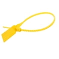 thumbnail image 2 of 100 Pcs Attaches Zip Jetables en Plastique Étiquette de Valise Chaussures (Jaune), 2 of 9