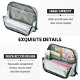 thumbnail image 5 of Standing Pencil Case with Base Large Capacity Stationery Pouch Pen Bag with Zipper for Women Men Cute Otter Pattern, 5 of 7