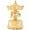 Gold Ivory 6.2", variant on Carousel Music Box Gold Ivory 6.2" Table Centerpiece & Vintage Home Decor