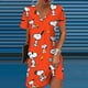 thumbnail image 3 of Vestido informal de verano para mujer, estampado de dibujos animados de Snoopy, cuello en V, manga corta, midi, dibujo teñido anudado, vestido de moda de talla grande, 3 of 5