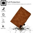 thumbnail image 4 of iPad 10th Generation Case 2022 iPad 10.9 Inch Case,TECH CIRCLE Premium Leather Folio Multiple Viewing Angles Stand Cover with Auto Wake/Sleep Protective Smart Cover for 10.9" iPad 10th Gen 2022,Brown, 4 of 7