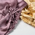 thumbnail image 3 of Satén sedoso para mujer, gorro Extra grande para dormir, pelo anudado para protección, turbante, sombrero de noche, Hijab de banda ancha elástica para cubrir la cabeza, 3 of 5
