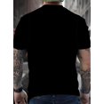 thumbnail image 2 of Retro-Inspired Men's Novelty T-Shirt - Short Sleeve, Crew Neck with Unique Print Design Novelty T-shirts, 2 of 5