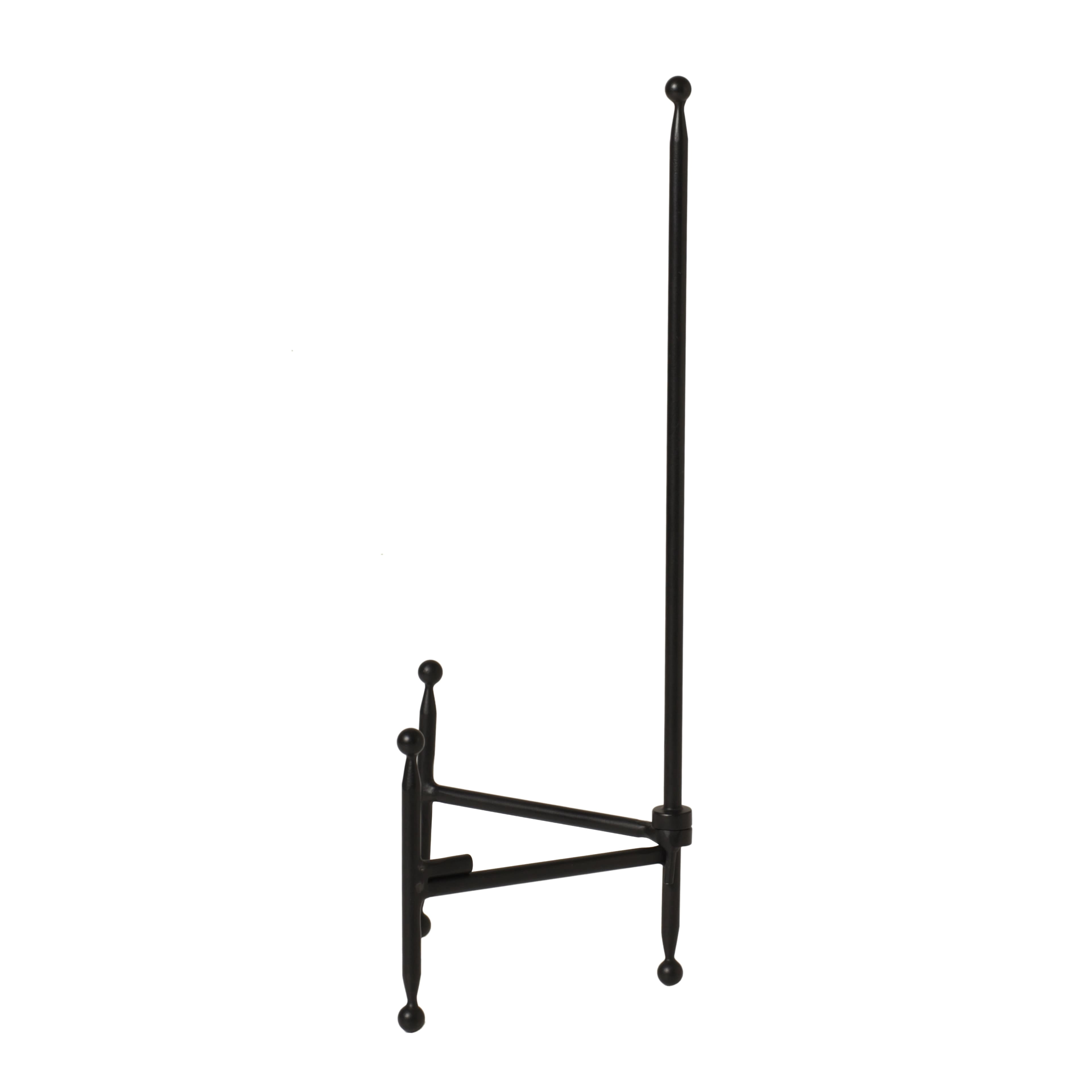 15" Black Steel Tabletop Easel by Studio Decor - Decorative Stand for Pictures - Frames - Books - Cards - Plates - 1 Pack