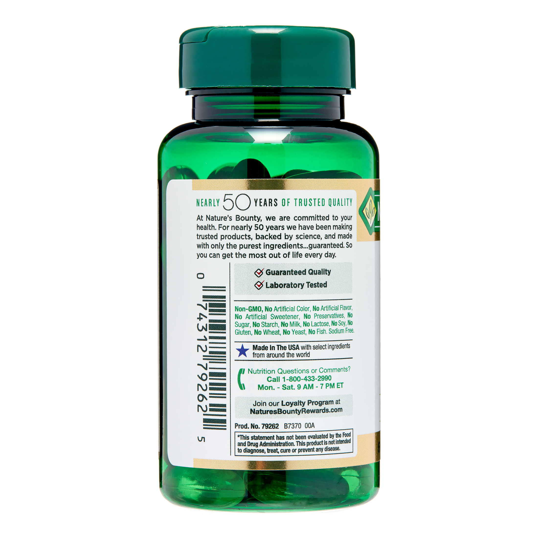 Nature's Bounty Evening Primrose Oil Softgels, Herbal Supplement, 1000 Mg, 60 Ct - image 7 of 8