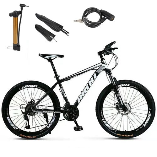 vriendschap Correspondent Slager MTB 26 Inch 21 Speed Mountain Bike Disc Bicycles for Sale with Bike  Lock+Air Pump - Walmart.com