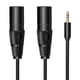 thumbnail image 1 of Multi-Function Audio Cable 3.5/6.35mm Male Jack to Double XLR Male Jack Cable XLR Extension Cable 6., 1 of 5