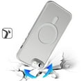 thumbnail image 3 of For Apple iPhone 16e (E edition) Complete Protection HQ Matte Translucent Hybrid Shockproof w/ Camera Protector Compatible with MagSafe Cover, XPM Phone Case [Clear], 3 of 10