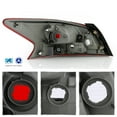 thumbnail image 2 of AKKON - Fits 2013 2014 2015 Altima Sedan 4Door Red Clear Tail Lights Brake Lamp Pair Driver + Passenger Replacement, 2 of 7