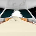 thumbnail image 2 of Universal V Berth 4 Piece 100% Egyptian Cotton 800TC The Best Boat V Berth Bedding Fits mattresses up to 8” Depth Durable & Easy Washable - Great Gift for Boaters ( Ivory ), 2 of 4