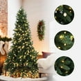 thumbnail image 2 of 7.5Ft Pre-Lit Green Slender Artificial Fir Christmas Tree with Metal Stand, 2 of 11