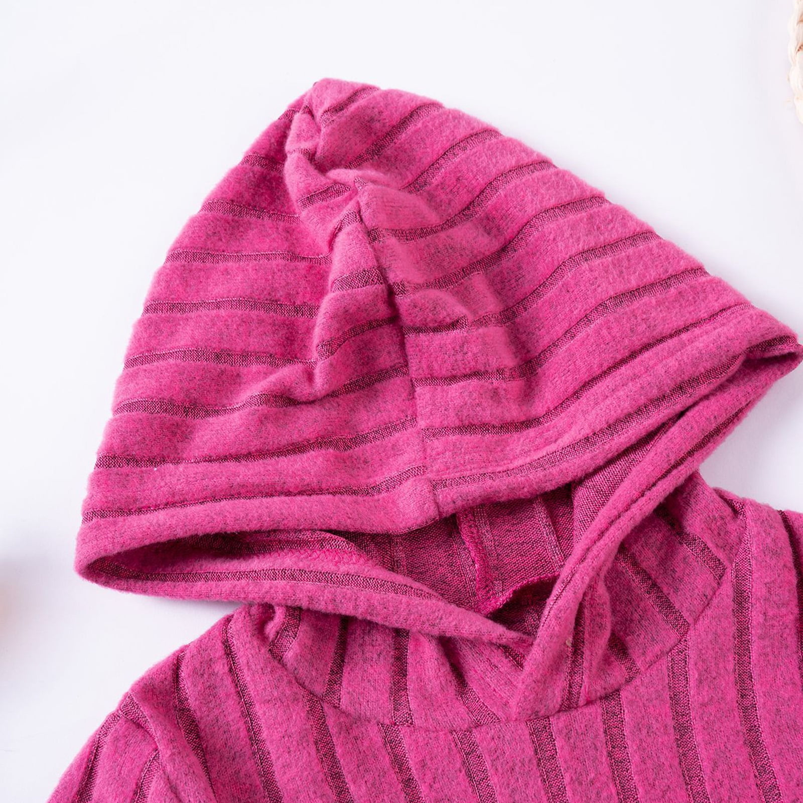 Zshosam Outfit for Girls Baby Girls Clothes Girls 2PCS Fall Winter Outfits Hooded Toddler Girls Long Sleeve Hoodie Top pants Set Size 5T 6T,(Hot Pink 5-6 Years)