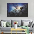 thumbnail image 5 of Jesus Greg-Olsen Worlds Without End Wall Art Poster Scroll Canvas Painting Picture Living Room Decor Home 16x24inch(40x60cm), 5 of 6