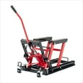 thumbnail image 4 of 1500LBS Hydraulic Motorcycle Lift Jack 1500 LBS Capacity Steel ATV Lift with Wheels and Handle, Portable Foot-Operated,, 4 of 16