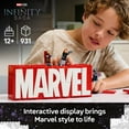 thumbnail image 4 of LEGO Marvel: MARVEL Logo & Minifigures Building Toy - Marvel Collectible Set for Kids, Boys and Girls, Ages 12+ - Model Kit with 5 Minifigures - Gift Idea for Birthday - 76313, 4 of 8