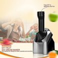 thumbnail image 3 of Home Ice Cream Maker Electric Fruit Sorbet Machine For Making Healthy Vegan Ice Cream Desserts, 3 of 5