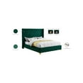 thumbnail image 2 of Meridian Furniture Savan Green Velvet Full Bed, 2 of 15