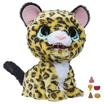 furReal Lil Wilds Lolly the Leopard Plush Toy, Interactive Pets Toys for 4 Years and Up