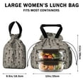 thumbnail image 5 of German Shorthaired Pointer Drawstring Lunch Bag Women - Drawstring Lunch Bag Insulated for Work Office - Stain-Resistant Large Lunchbags for Women with Multi-Pockets, 5 of 6