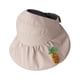 thumbnail image 1 of Sombrero de verano ajustable con circunferencia de 54 a 58 cm, sombrero de copa vacío, sombrero plegable para mujer, sombrero de ala grande, lindo parasol con forma de fruta, sombrero, 1 of 5