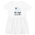 thumbnail image 3 of Inktastic My Oma Loves Me Baby Lamb Girls Toddler Dress, 3 of 5
