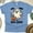 CarolinaBlue, variant on Boo Crew Shirt | Cute Ghost Graphic Tee with Pumpkin | Unisex Casual T-Shirt, Azalea, Size L