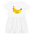thumbnail image 3 of Inktastic Adorable and Yummy Bananas Girls Toddler Dress, 3 of 5