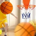 thumbnail image 4 of Almencla Silent Basketball with Hoop Portable No Noise Children Adult Toy Orange Size 5, 4 of 8