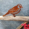 thumbnail image 3 of Garden Decor Rusty metal garden birds, Sparrow, Robin, Blackbird, Blue tit, Yard Art for Outdoor, Patio, Home, Fence, Farmhouse, 3 of 7