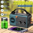 thumbnail image 2 of Yingyy Multi-function Hand Crank Radio With Solar a powerful Charging And Flashlight, 2 of 6