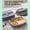 Light Blue, variant on Adults Bento Lunch Box Set with Thermo Bag, 2800ML 316 Stainless Steel Bento Box, Leakproof 5-Compartment Lunch Box, Built-in Utensil and Sauce Container for Work, Dining Out
