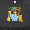 thumbnail image 4 of Inktastic My First Trip to the Zoo Girls Toddler Dress, 4 of 5