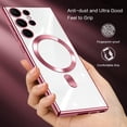 thumbnail image 6 of Designed for Samsung Galaxy S23 Ultra 5G Case Clear Compatible with MagSafe Ultra Shockproof Protective Cell Phone Cases Cover Flexible Covers Soft Edge case for Galaxy S23 Ultra case, 6 of 14