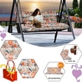 thumbnail image 5 of XXLYY Porch Swing Cushions, Waterproof Swing Replacement Cushions with Backrest and Ties, Garden Bench Seat Cushion, Outdoor Porch Patio Swing Non-Slip Chairs Pad, 5 of 6